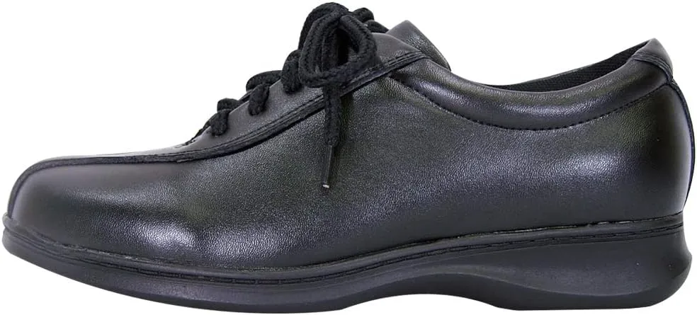 24 Hour Comfort Valerie Women's Wide Width Leather Oxford Shoes