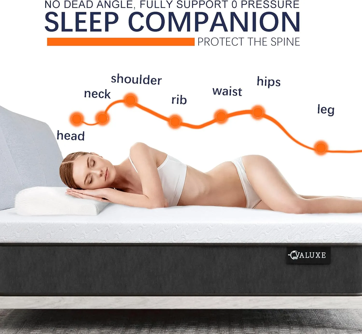 3 Inch Gel Memory Foam Mattress Topper Queen Size High Density Cooling Pad Pressure Relief Bed Topper (with Removable & Washable Bamboo Cover)