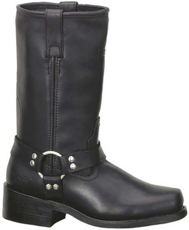 Ad Tec Women's Harness Motorcycle Boot 12" Black Heavy Duty Leather 2442 (10)