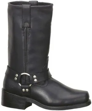 Ad Tec Women's Harness Motorcycle Boot 12" Black Heavy Duty Leather 2442 (10)