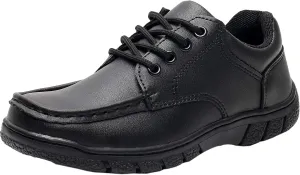 Ahannie Boys Soft School Uniform Shoes, Kids Comfort Oxford Dress Shoe(Toddler/Little Kid/Big Kid)