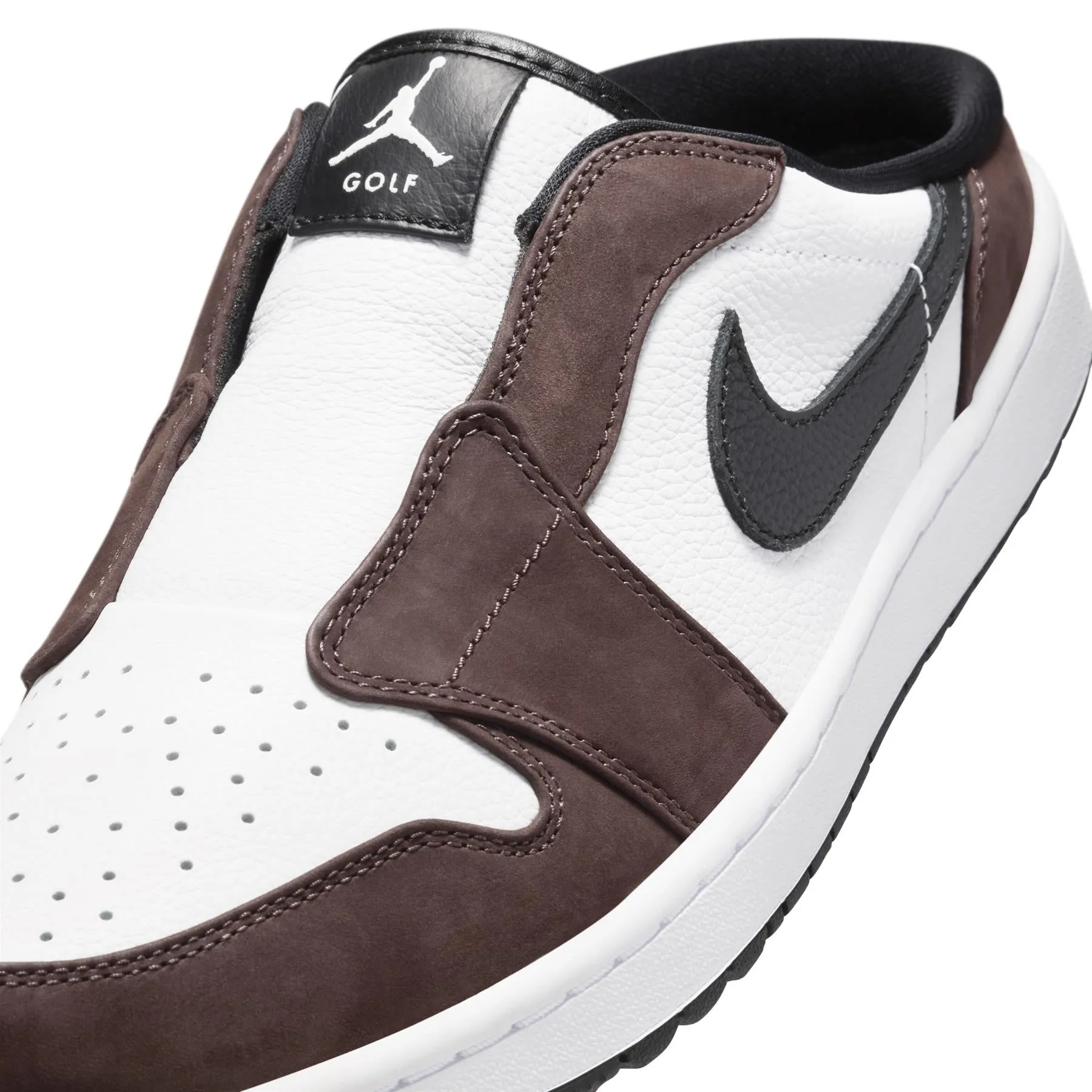 Air Jordan 1 Mule Baroque Brown/Black/White Sail