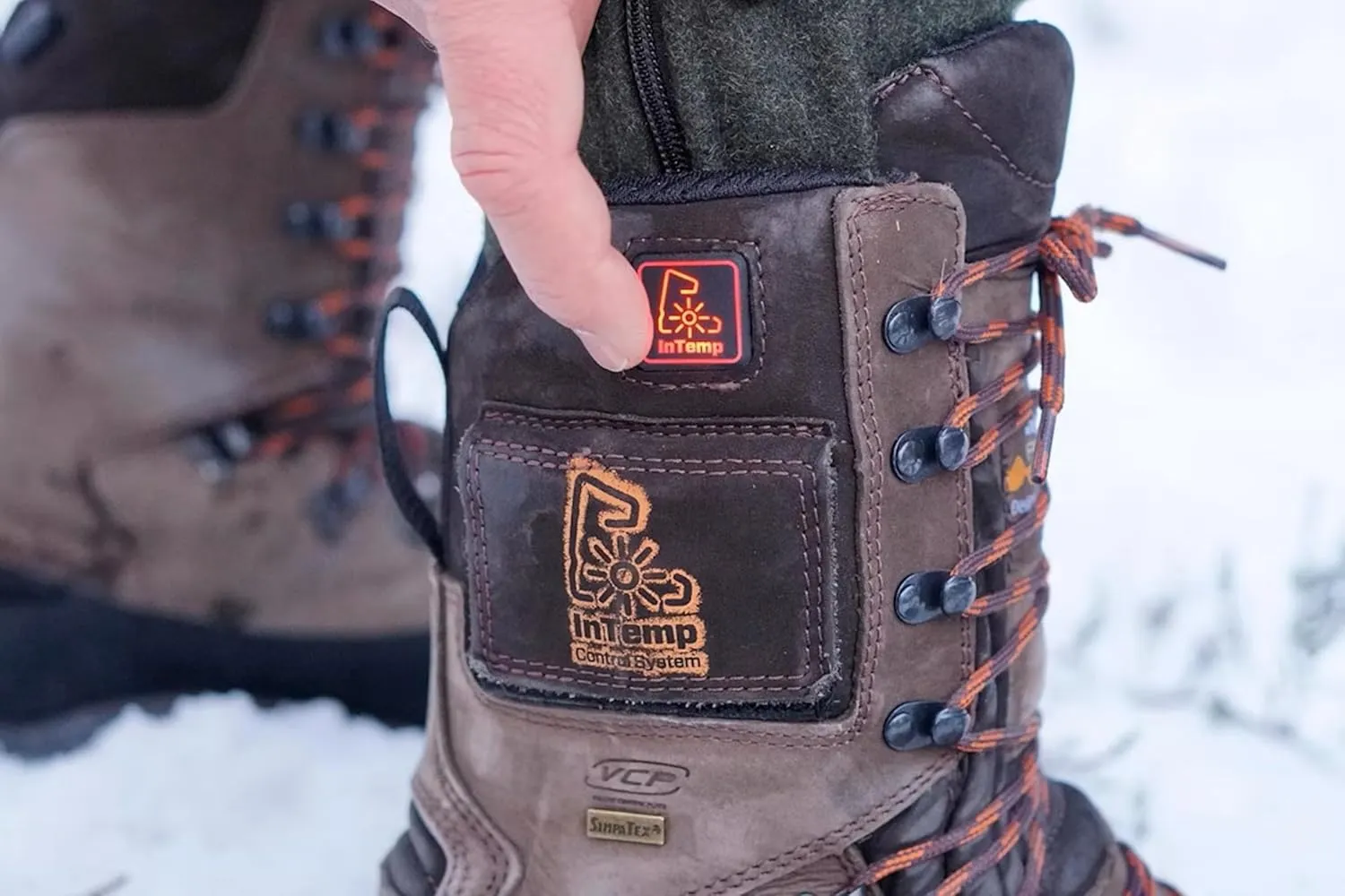 Alpina HUNTER Heated Boots | High Hunting Shoes with Integrated Heating | Leather with Sympatex Breathable Membrane | Vibram | Made in Europe