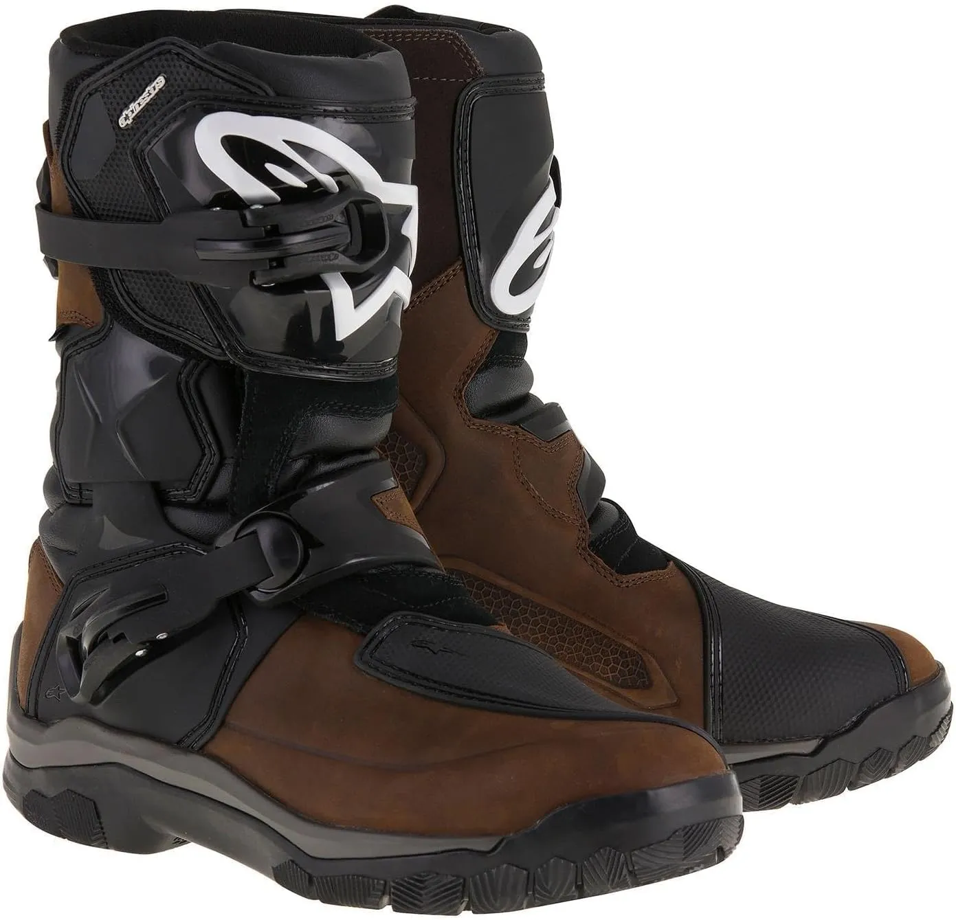 Alpinestars 2047317-82-9 Belize Drystar Boots Brown Oiled Leather Sz 09