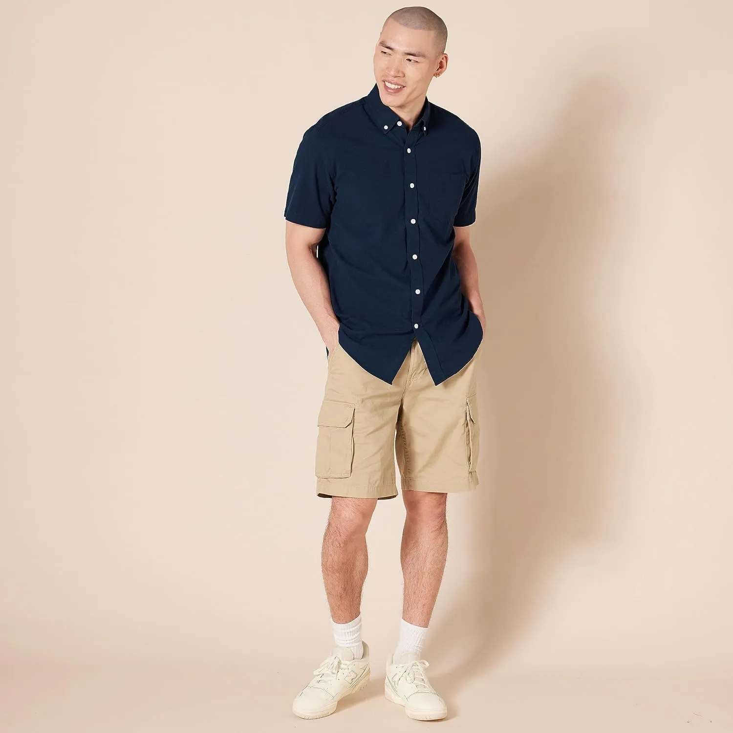 Amazon Essentials Oxford Shirts for Men - Regular-Fit, Short-Sleeve