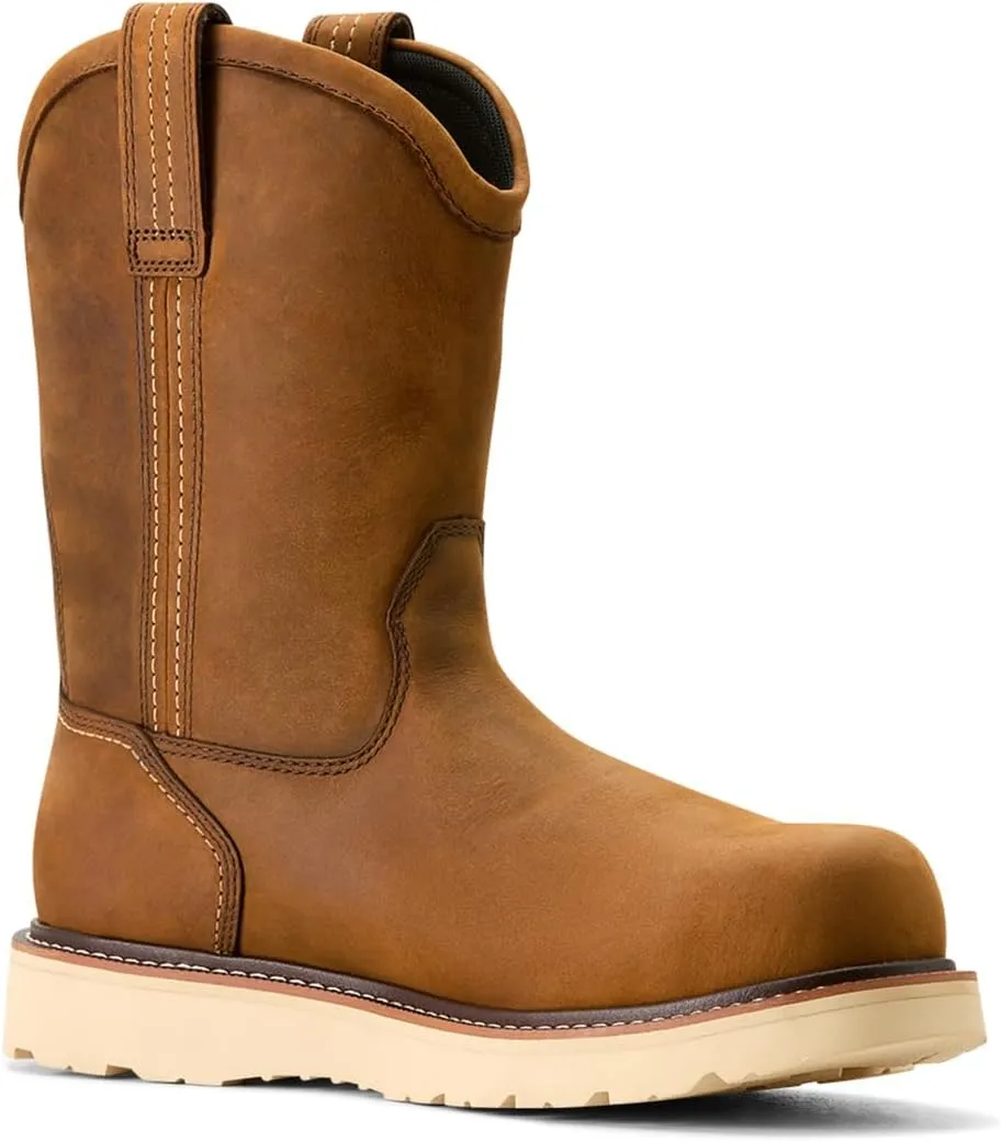 Ariat Men's Rebar Wedge Pull-on Waterproof Composite Toe Work Boot