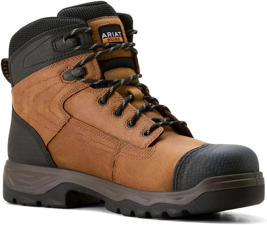 ARIAT Men's Turbo Duratread XTR 6" Waterproof Carbon Toe Work Boot Western