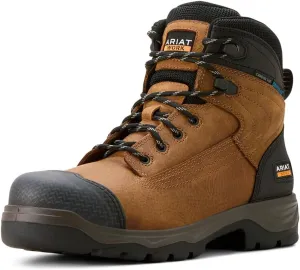 ARIAT Men's Turbo Duratread XTR 6" Waterproof Carbon Toe Work Boot Western