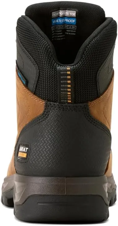 ARIAT Men's Turbo Duratread XTR 6" Waterproof Carbon Toe Work Boot Western