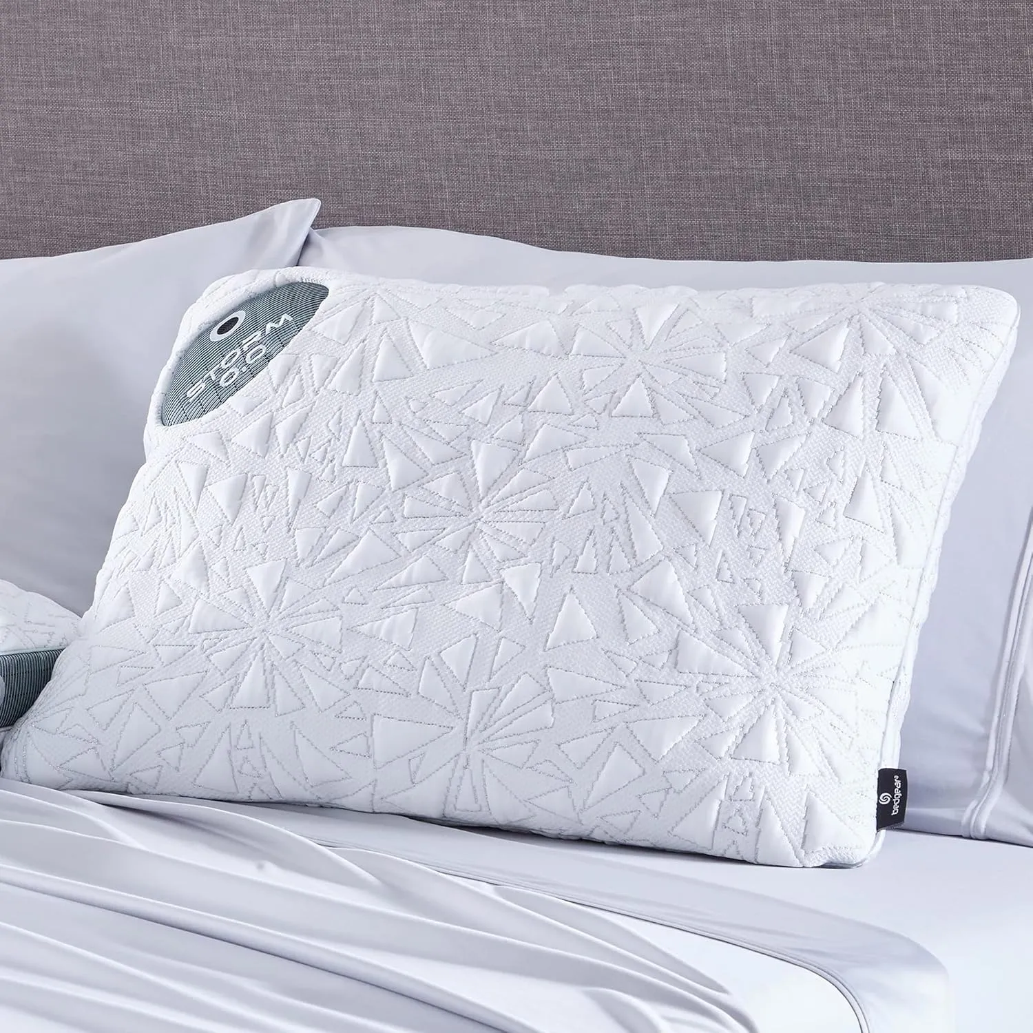 Bedgear Storm Performance Pillow – 0.0 - Cooling Bed Pillow for Hot Sleepers - Medium Firmness Pillow for All Sleep Positions, Washable & Removable Cover - 20" W x 26" L x 4.75" H