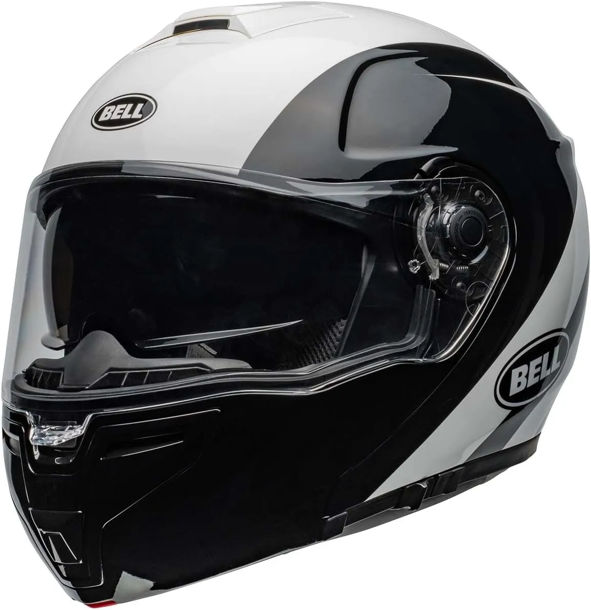 BELL SRT Modular Helmet (Gloss Velo White/Black - Large)