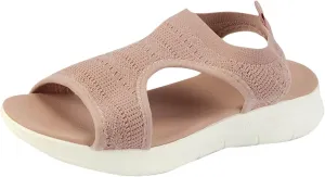 Black Sandals Women Breathable Orthopedic Sandal Comfortable Walking Tennis Shoes Hiking Outdoor Active Summer Dressy Soft Mat Diabetic Slippers