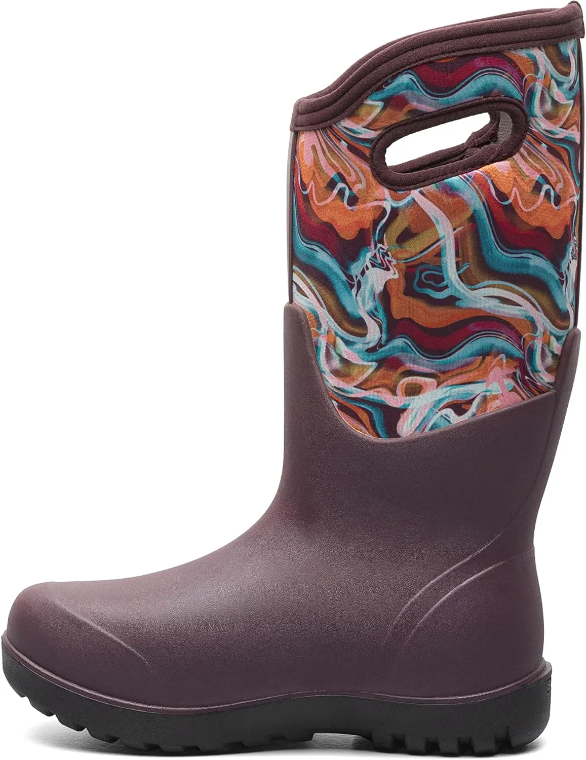 BOGS Women's Neo-Classic Tall Glossy Abstract Snow Boot