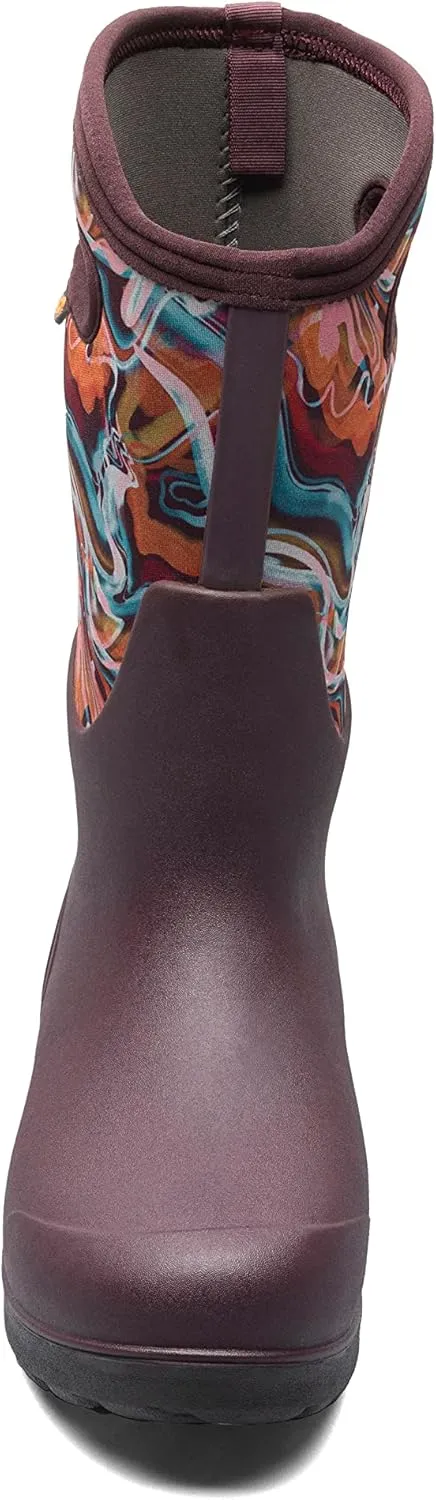 BOGS Women's Neo-Classic Tall Glossy Abstract Snow Boot