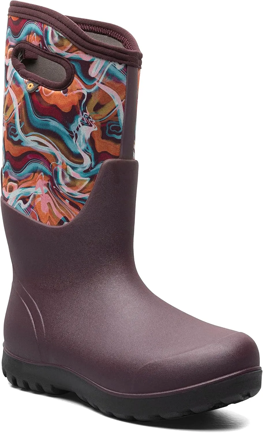 BOGS Women's Neo-Classic Tall Glossy Abstract Snow Boot