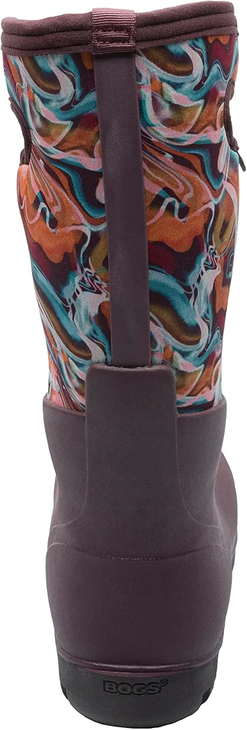 BOGS Women's Neo-Classic Tall Glossy Abstract Snow Boot