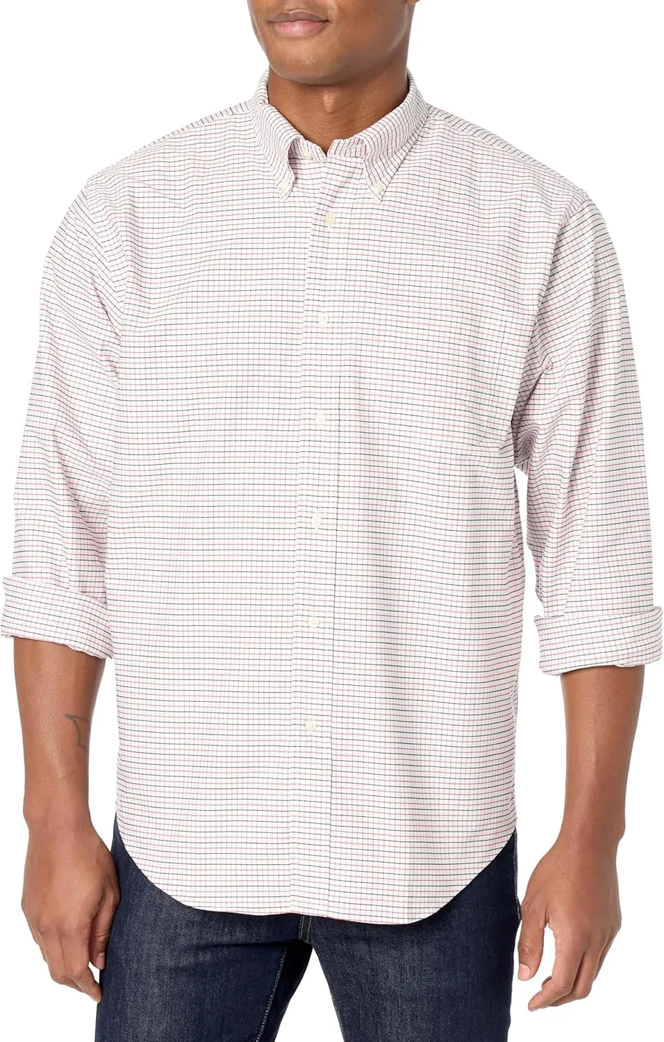 Brooks Brothers Men's Long Sleeve Button Down Original Oxford Cotton Sport Shirt