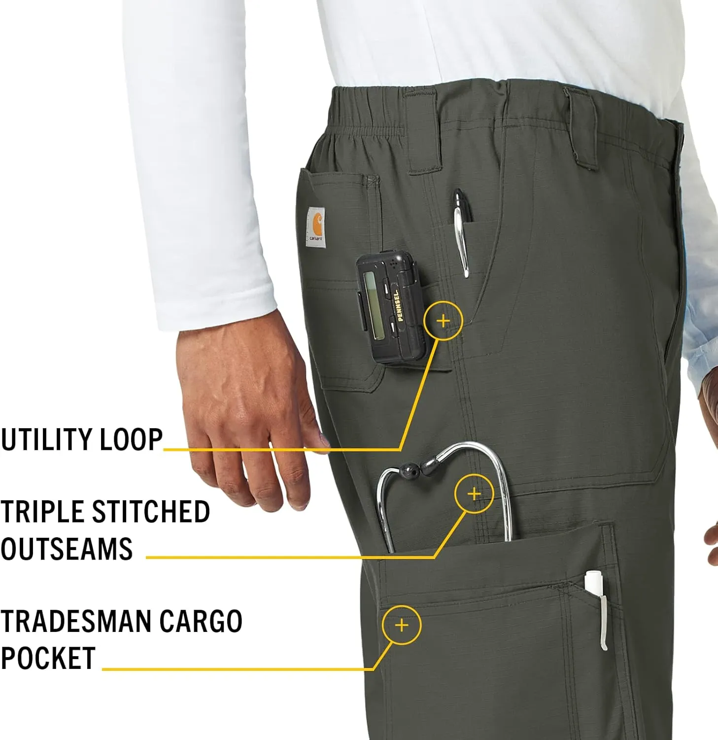 Carhartt Ripstop Men's Multi-Cargo Scrub Pant