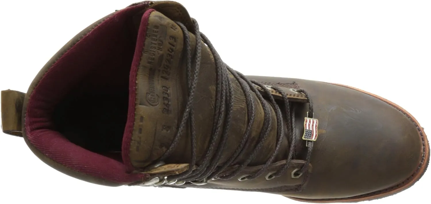 Chippewa Men's 8" Waterproof Insulated Steel Toe EH 26330 Lace Up Boot