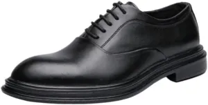 Classic Lace Up Formal Cap Toe Shoes Comfortable Oxfords for Wedding Office Business