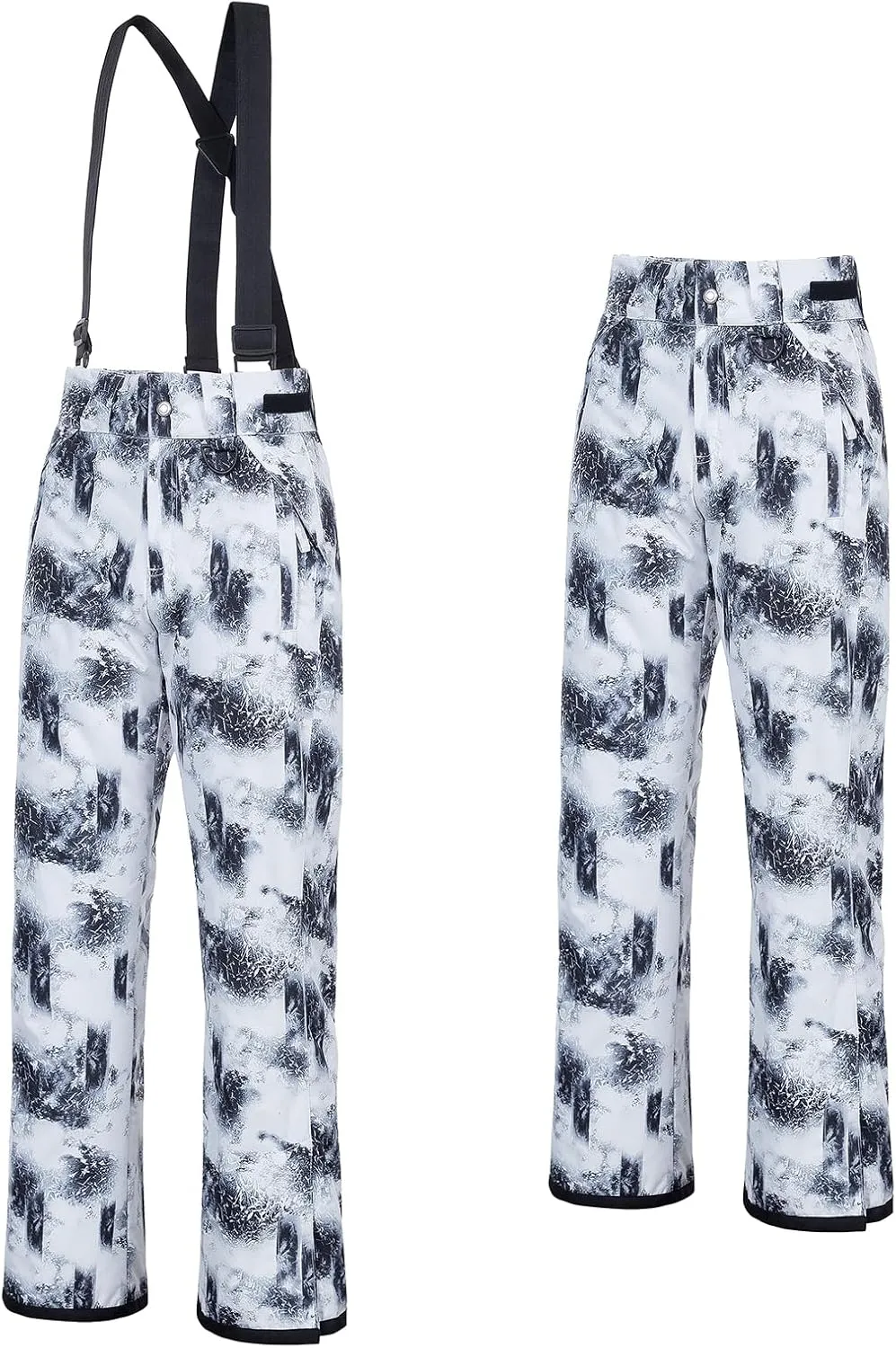 CREATMO US Women's Snow Pants Ski Bibs Waterproof Insulated Winter Snowboard
