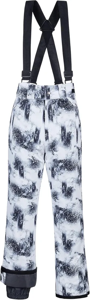 CREATMO US Women's Snow Pants Ski Bibs Waterproof Insulated Winter Snowboard