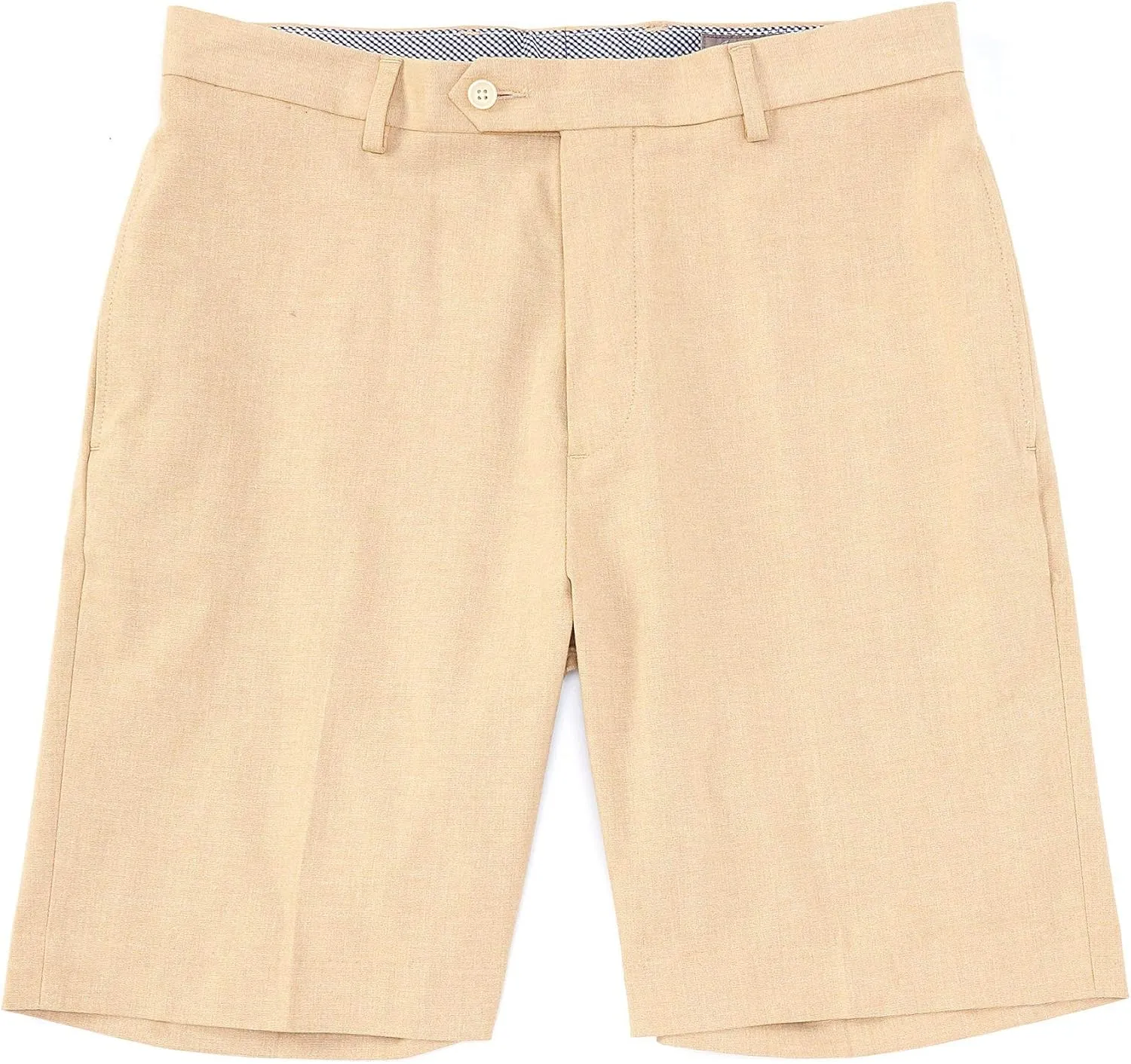 Cremieux Daniel Signature Classic-Fit Flat-Front Solid Oxford 9" Shorts S95HT301 (Khaki DDS, 36)