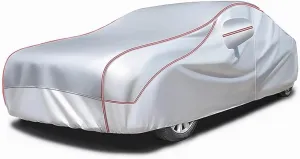 Custom Hail Proof Car Cover Compatible with Volkswagen Tiguan (2007-2016),Multi-Layered Car Hail Blankets with Cotton Outdoor Full Exterior Covers Waterproof Sunproof All Weather Protection(Silver)