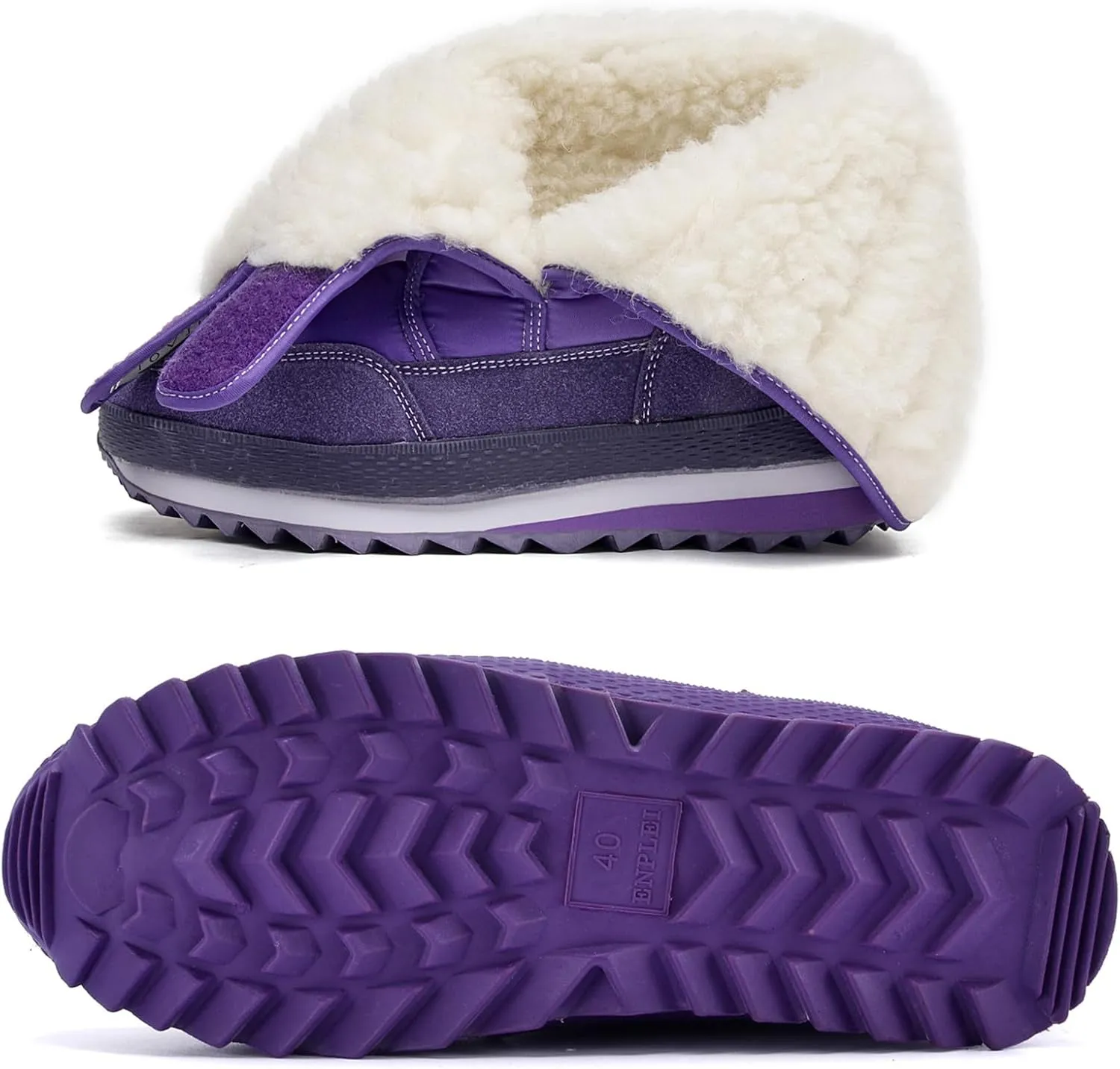 DADAWEN Women's Waterproof Frosty Snow Boot