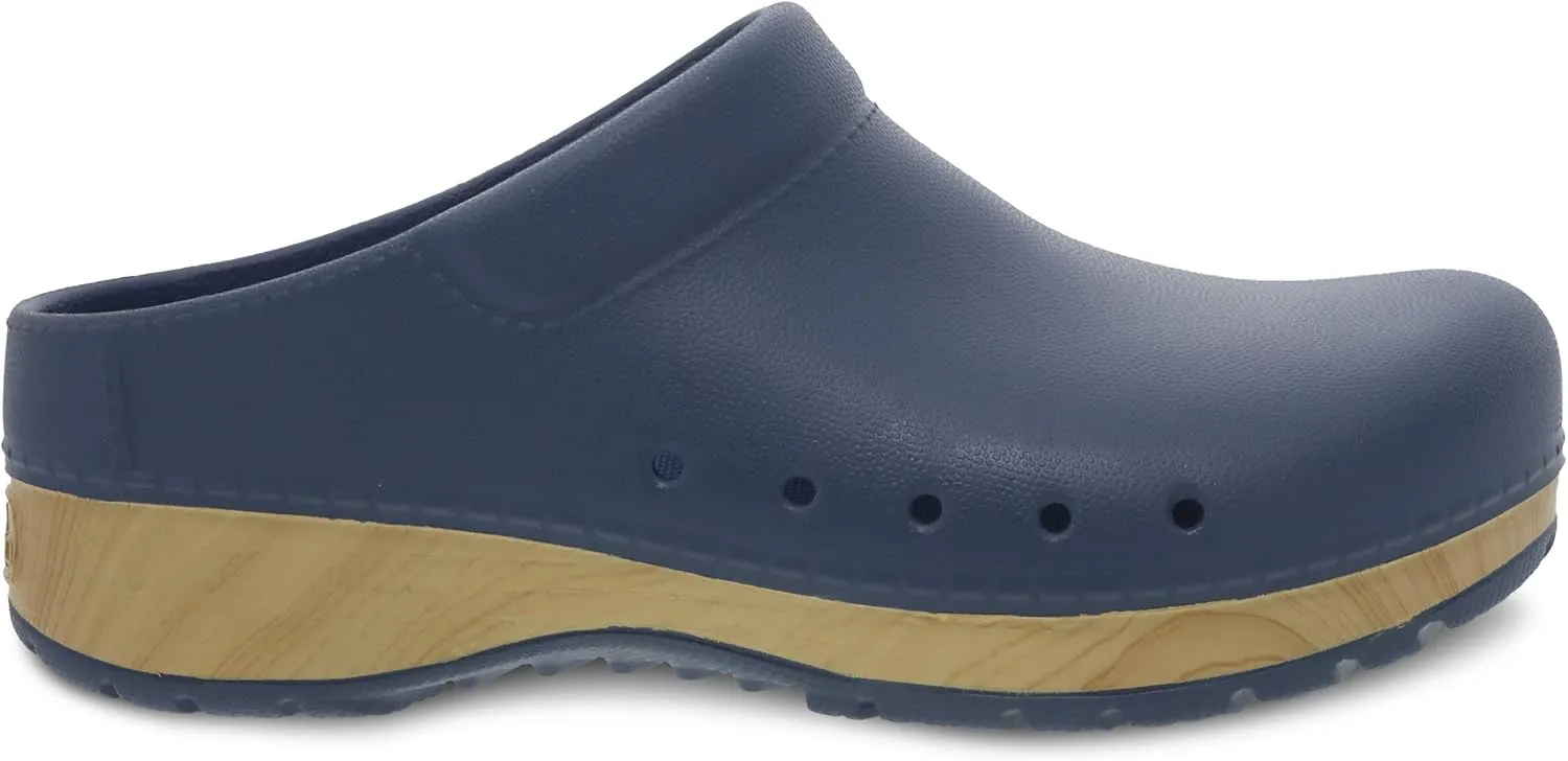 Dansko Kane Slip-On Mule Clog for Women - Lightweight Cushioned Comfort and Removable EVA Footbed with Arch Support - Easy Clean Uppers