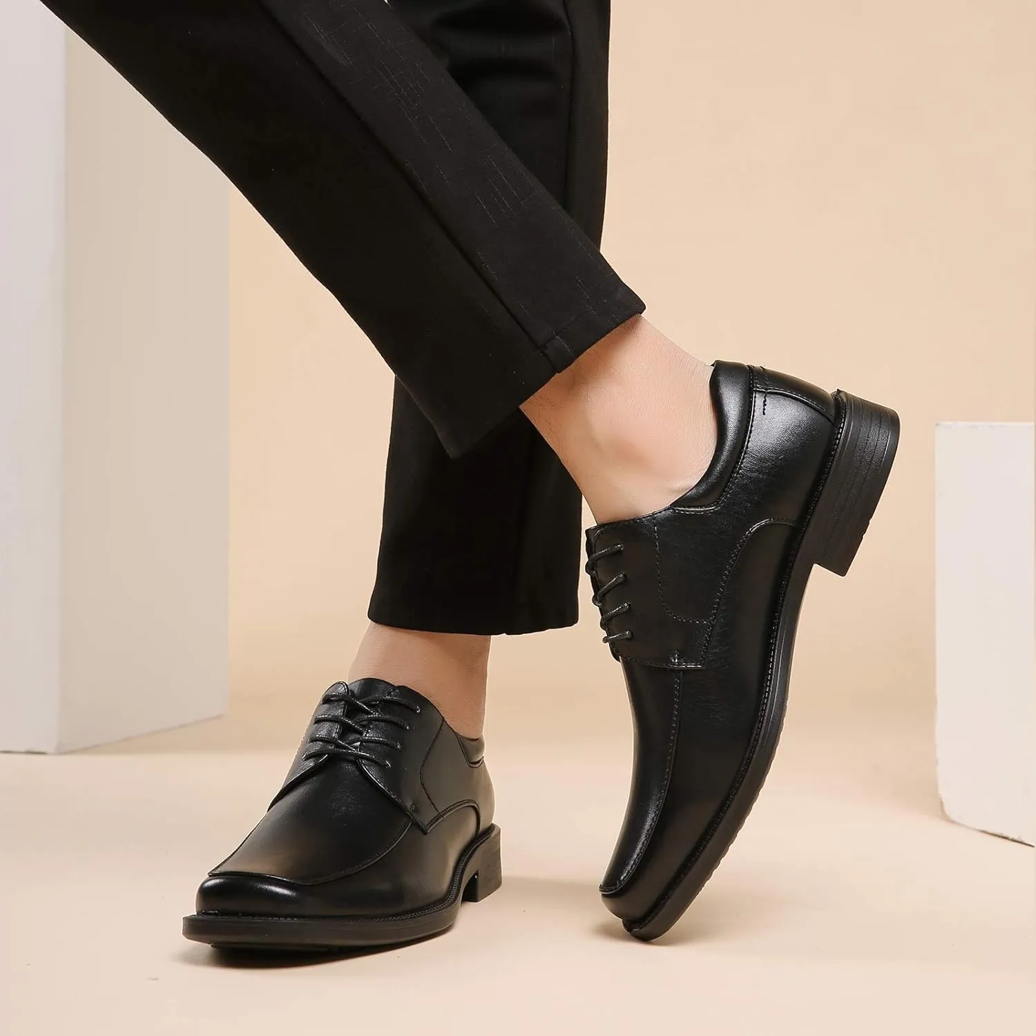 DECARSDZ Men's Classic Modern Formal Slip On Dress Shoes