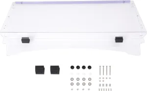 ECOTRIC Flip Folding Windshield Compatible with ICON I20 I40 I60 I20L I40L I60L Flip Golf Cart Windscreen Clear