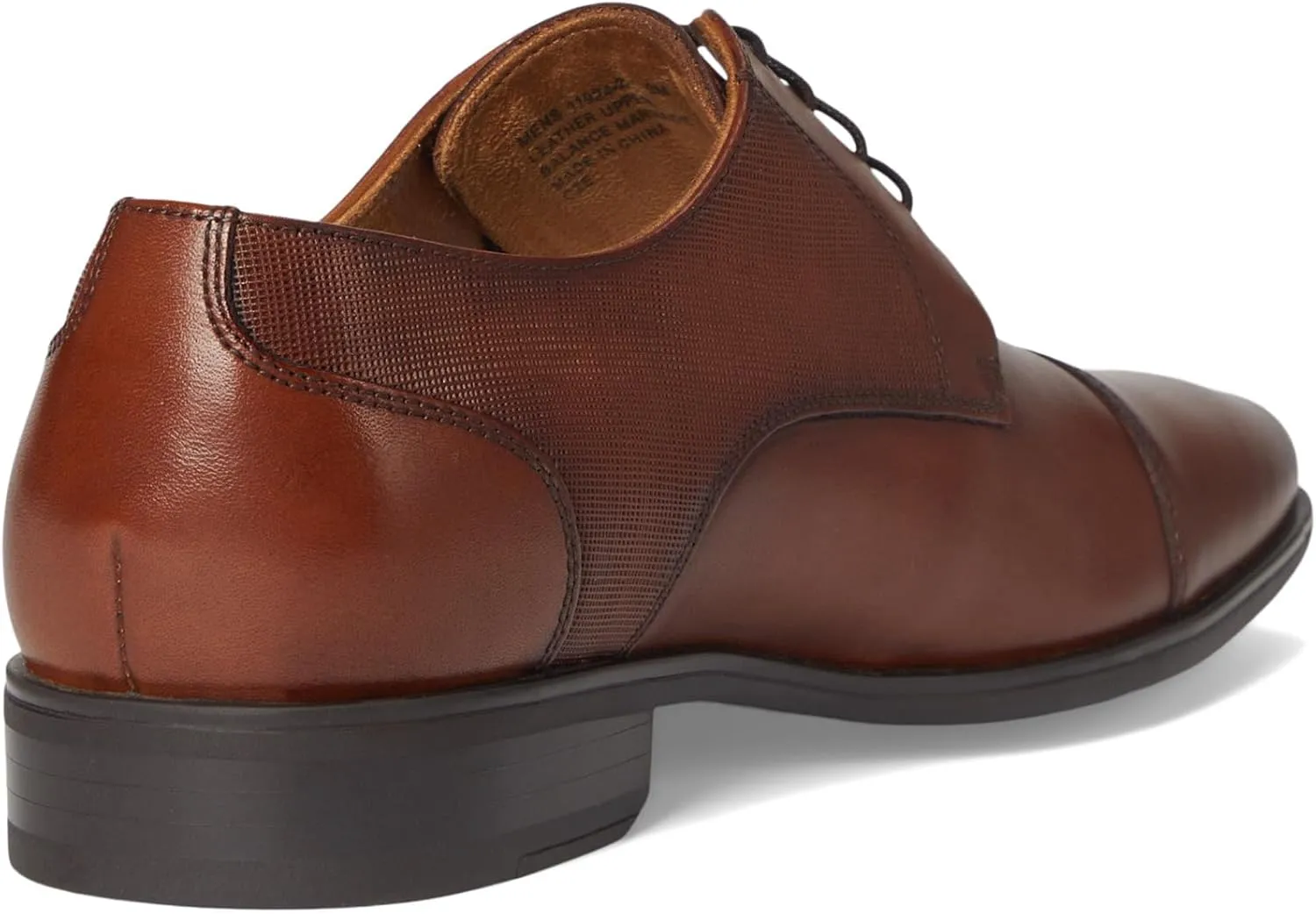 Florsheim Jackson Cap Toe Oxford Formal Shoe for Men - Leather Upper with Man-Made Lining, Snipped Toe, and Blind Eyelets