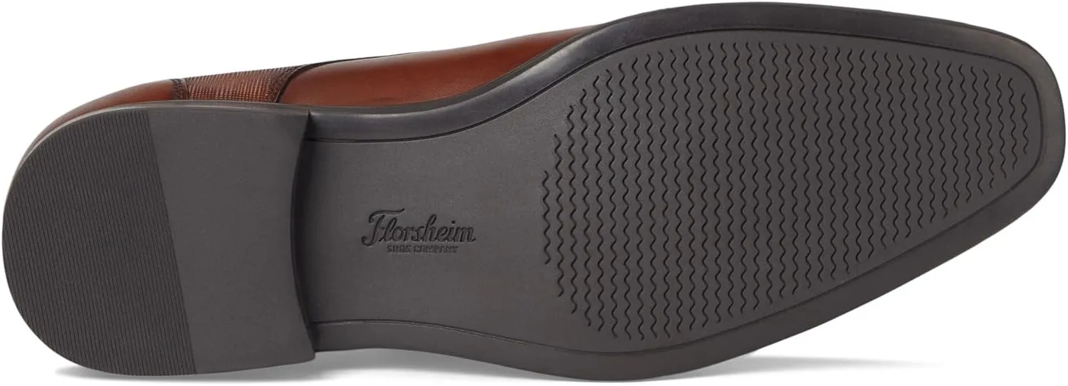 Florsheim Jackson Cap Toe Oxford Formal Shoe for Men - Leather Upper with Man-Made Lining, Snipped Toe, and Blind Eyelets