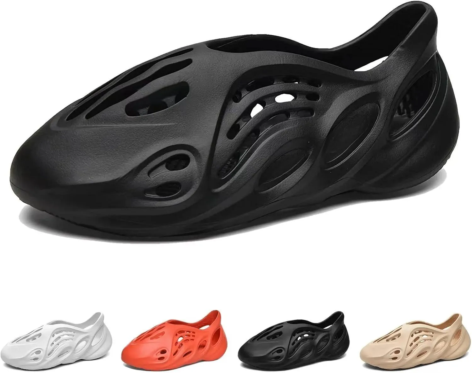 Foam Runners for Men Women,Lightweight Comfortable Slides,Breathable Beach Pool Shoes for Walking,Yoga,Gym,Outdoor Activities