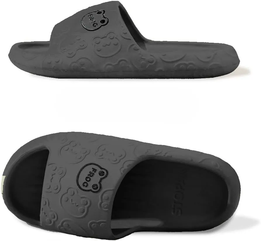 Frog Slippers Cartoon Slippers Summer Female Non-slip Bathroom Couple Home Cute EVA Flip-flops Slippers Outside Wear Men
