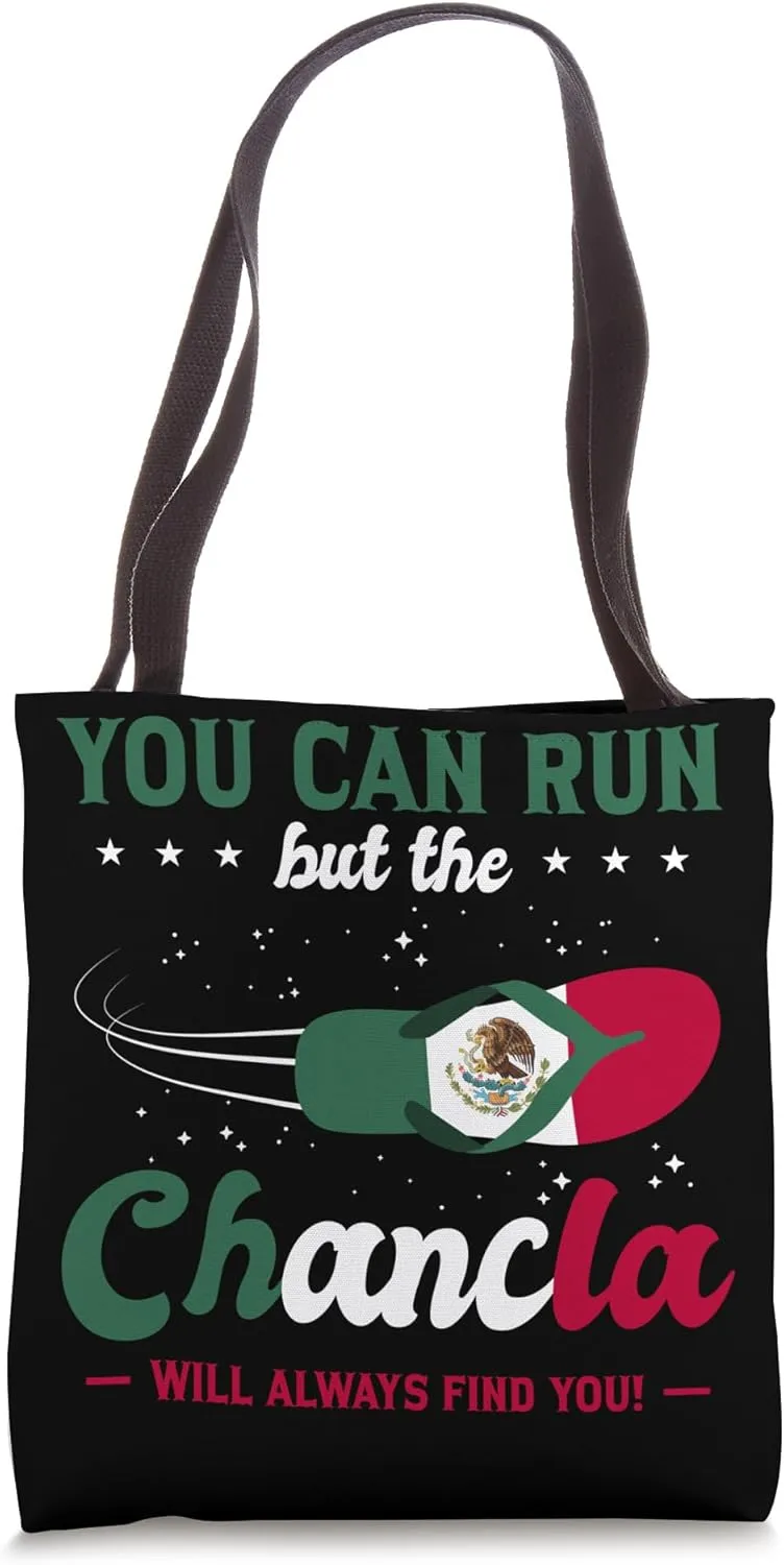 Funny Chancla Mexico Present Mexican Hispanic Latin Roots Tote Bag