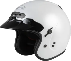 GMAX GM-32 Open-Face Helmet (Pearl White, X-Large) - FMVSS 218 Approved