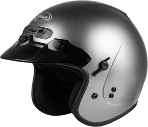 GMAX GM-32 Open-Face Helmet (Titanium, Large) - FMVSS 218 Approved