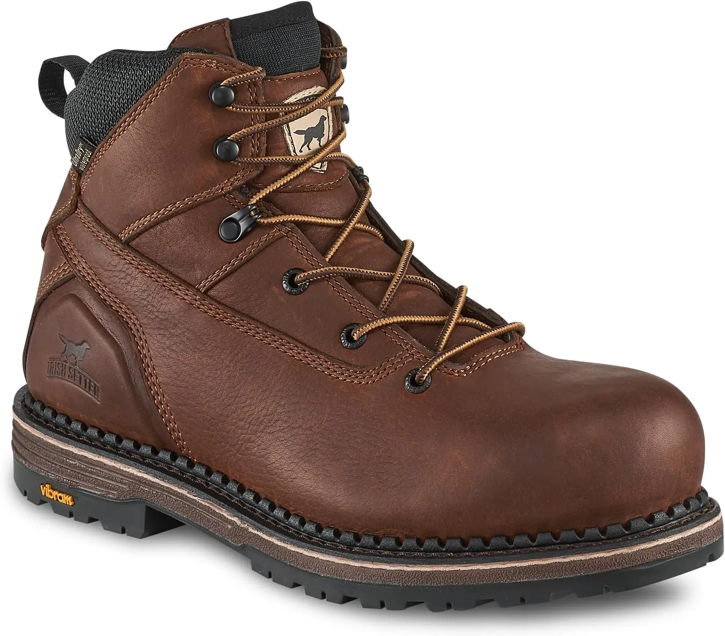Irish Setter, Edgerton, Men's, 6", Waterproof, Non-Metallic Safety Toe, Work Boot