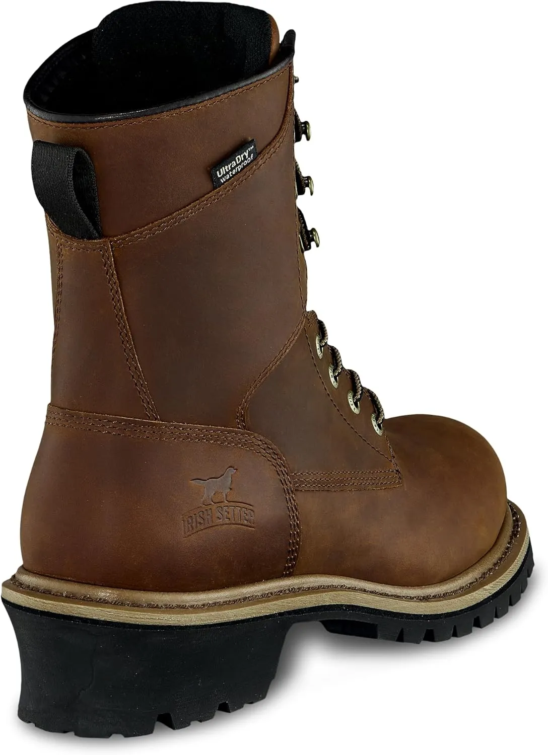 Irish Setter, Mesabi, Men’s, 8", Waterproof, Steel Safety Toe, Logger Boot