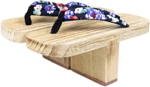 Japanese Style Cosplay Sandal Clogs Wooden Slippers Ninja Flip Flop Geta Sandal Clogs One Tooth Geta Sandals