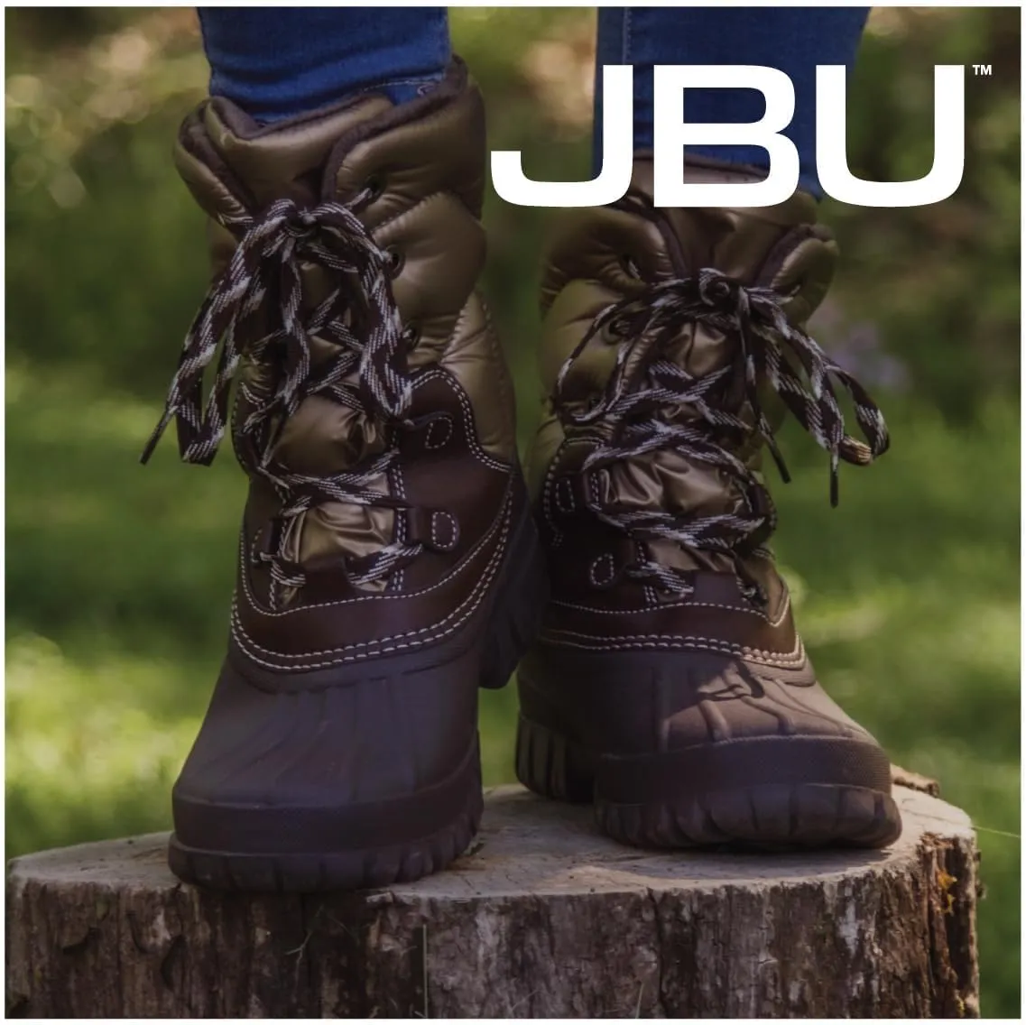 JBU Women's Canyon Waterproof Fashion Mid Calf Boot