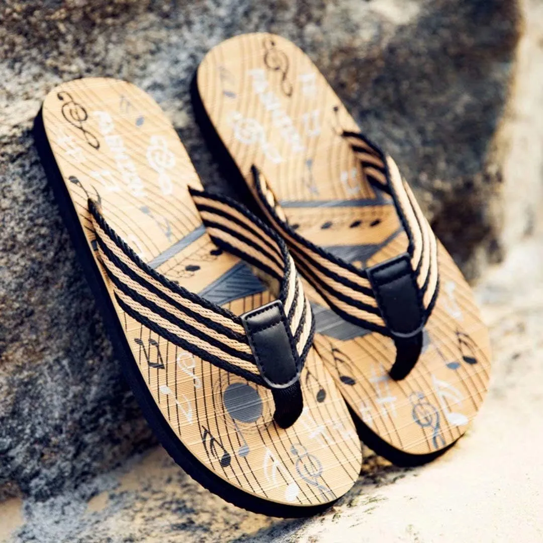 Jinsha flip-flops Beach shoes Deodorant summer Breathable Comfortable soft Non-slip T-shaped sandals outdoor Unisex