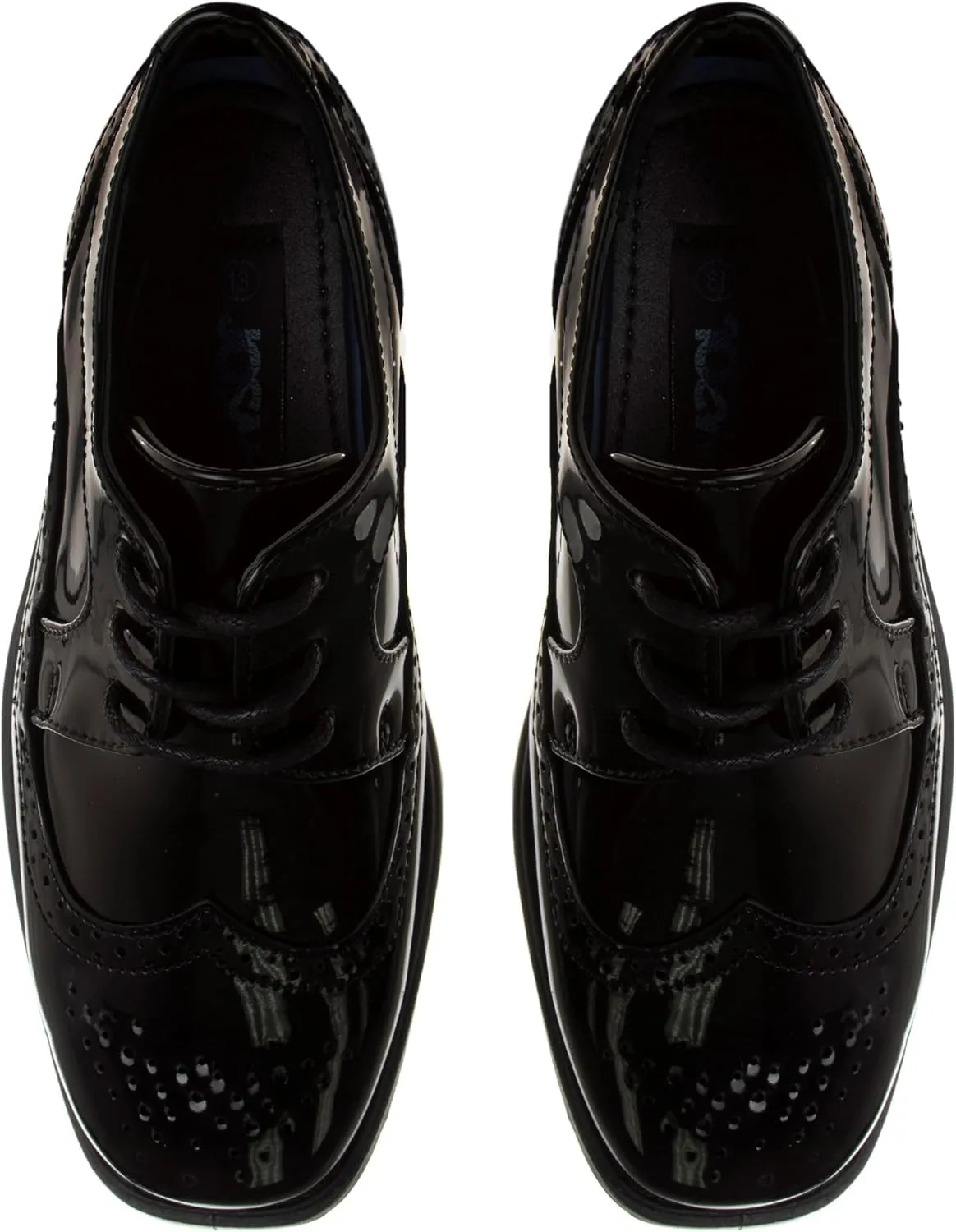 Josmo Boys Classic Comfort Dress Wing-Tip Oxford Shoe (Toddler, Little Kid, Big Kid)