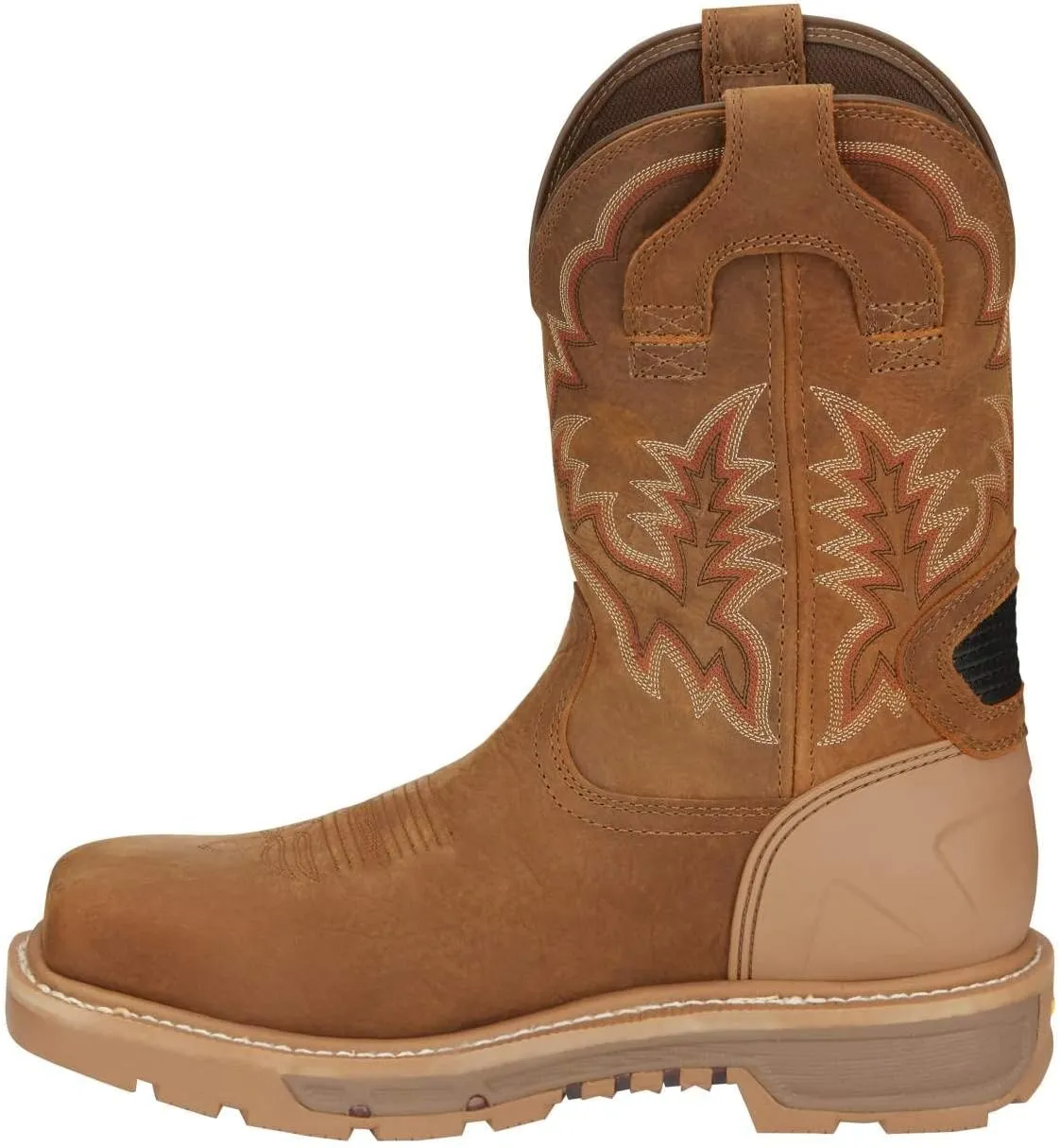 Justin Boot Company Men's Commander Montana Rust Waterproof 11" Nano Composite Work Boot