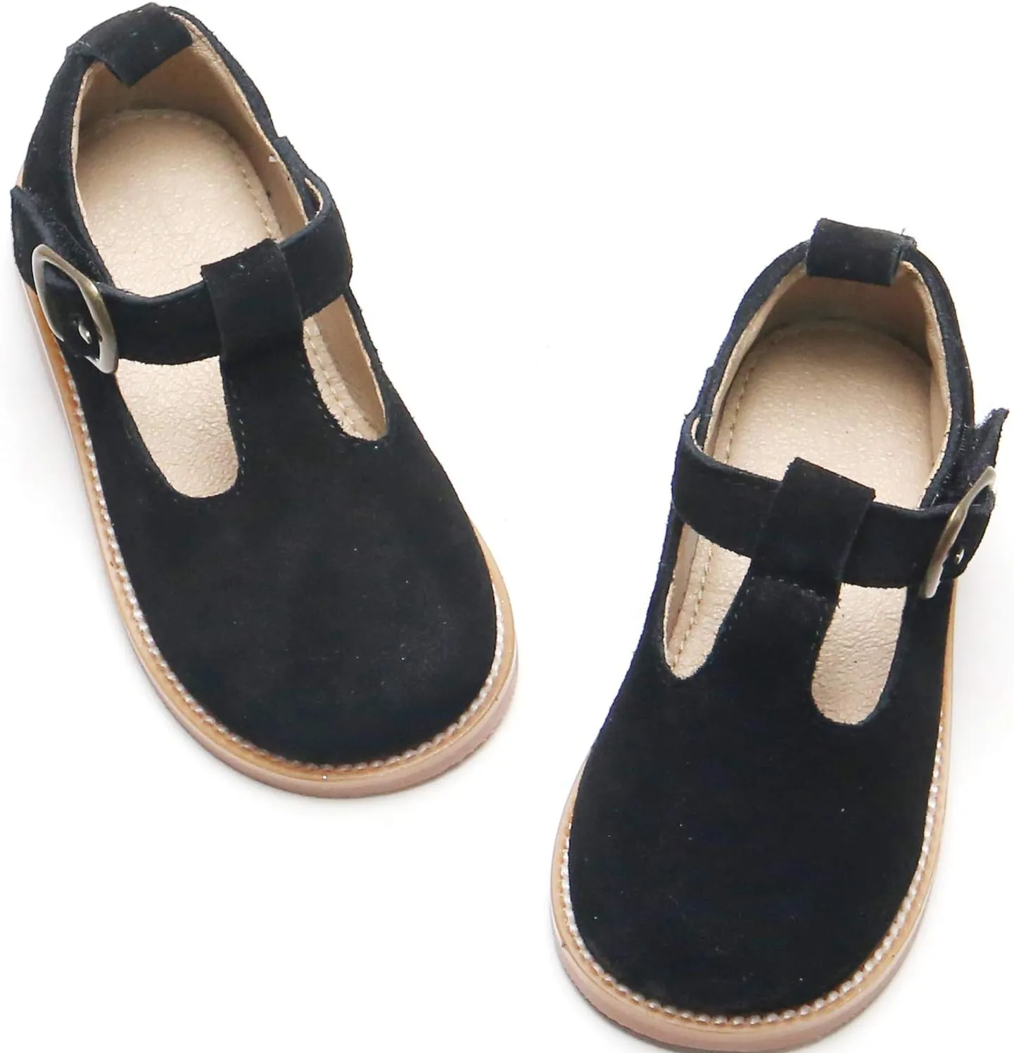Kiderence Toddler Little Girls Mary Jane Dress Shoes School Oxford for Girls Flats