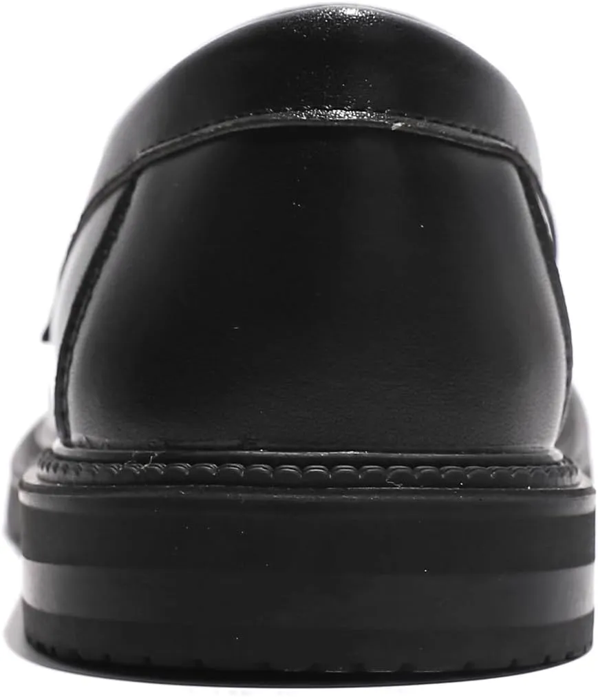 kkdom Girl's Classic School Uniform Shoes British Style Oxford Shoes