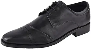 LIBERTYZENO Mens Croco Lizard Print Genuine Leather Adults Slip On & Lace Up Oxford Dress Shoes for Easter Gift