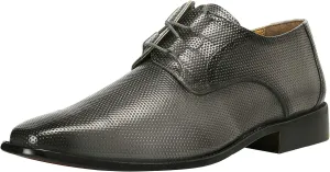 LIBERTYZENO Mens Genuine Leather Classic Tread Design Lace Up Oxford Dress Shoes